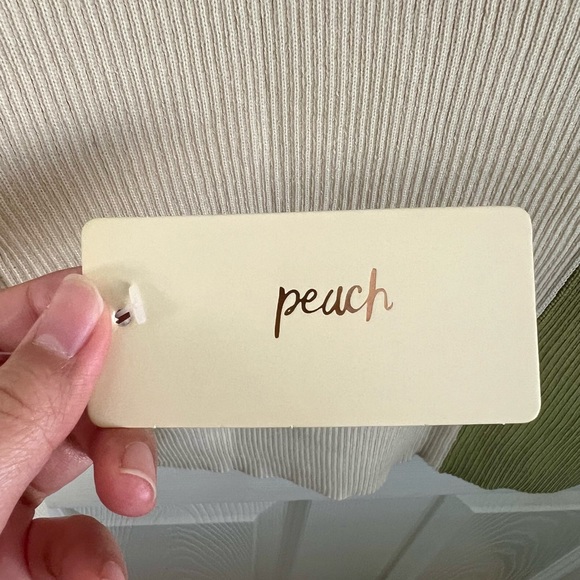 Green and White Colorblock Cardigan - Picture 4 of 4